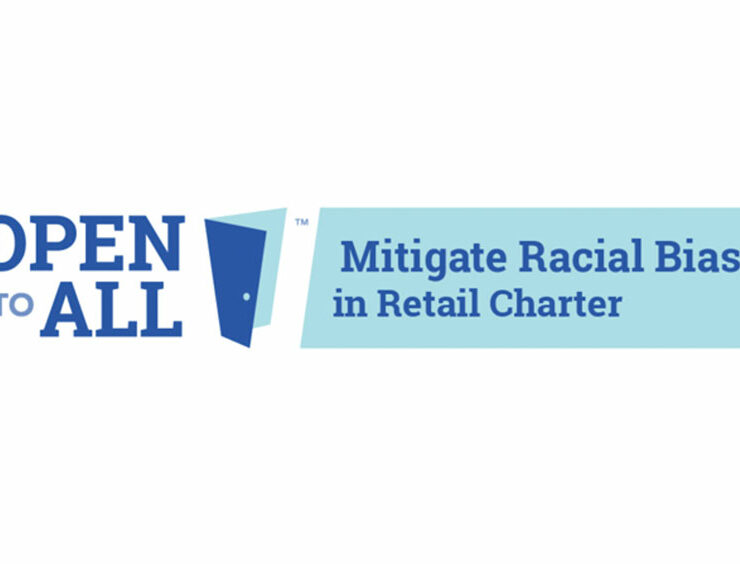 Open to All Logo, Mitigate Racial Bias in Retail Charter