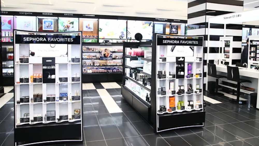 Interior of Sephora Store